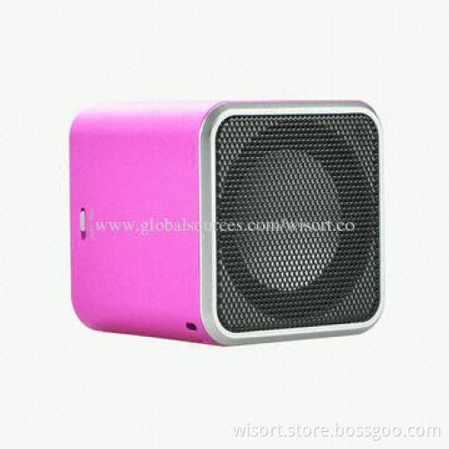 Mini Bluetooth Professional Speaker with Cute Design, 52*52*52mm Dimensions